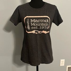 Marmot dark grey tshirt, M